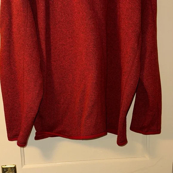 Patagonia Men's XXXL Vibrant Red Zip-Up Sweater - Picture 11 of 12